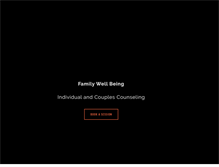Tablet Screenshot of familywellbeing.net